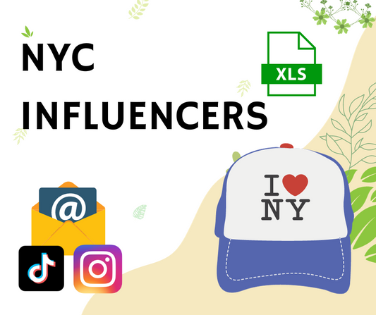 NYC Influencers Email List - Instant Download