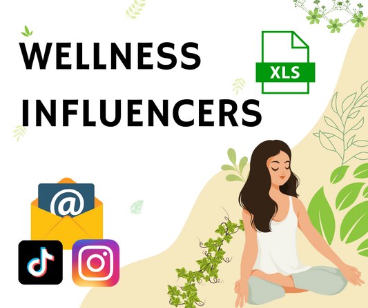 Contact List of Wellness Influencers (Digital Download)