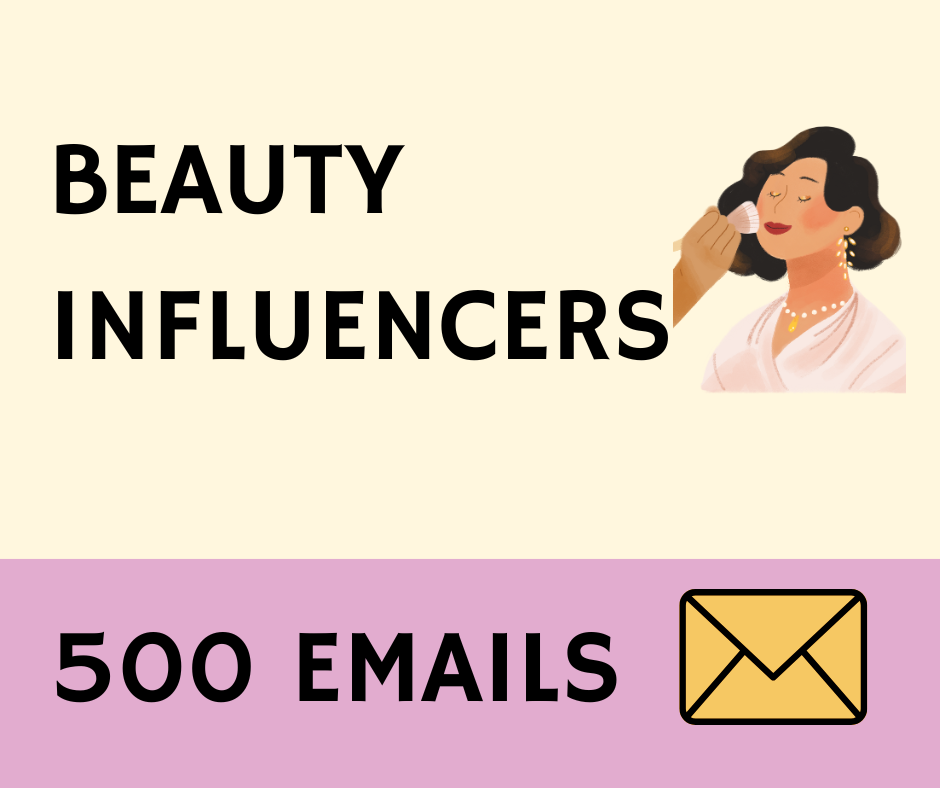 Emails of Beauty Influencers