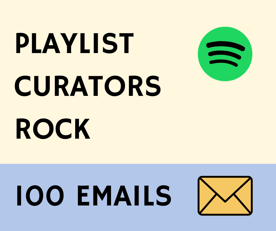 Playlist Curator Emails in Rock Genre
